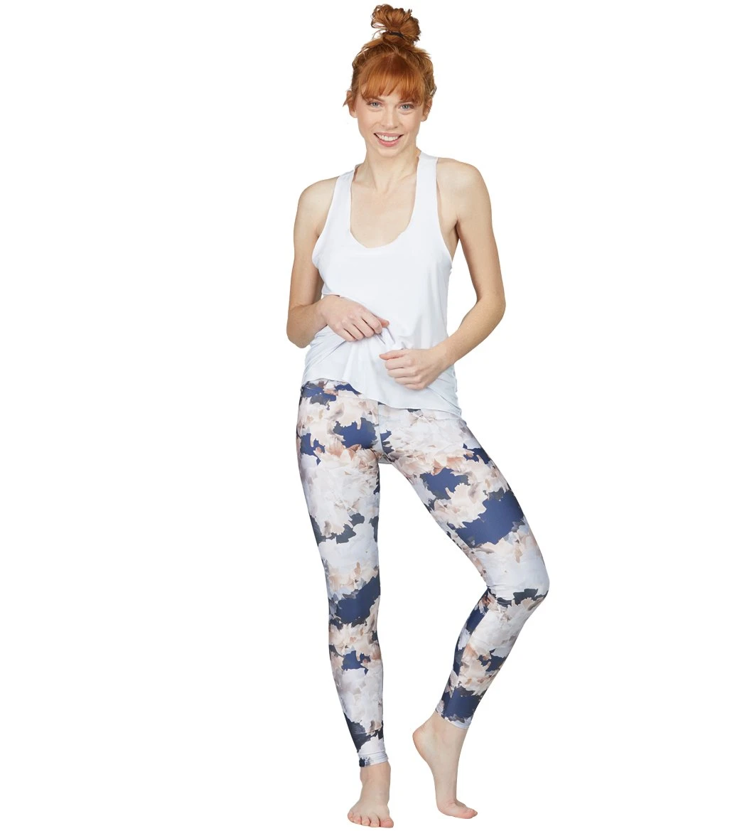 Onzie Lightweight Glossy Flow Yoga Tank Top White 5 Onzie Lightweight Glossy Flow Yoga Tank Top White - Image 3