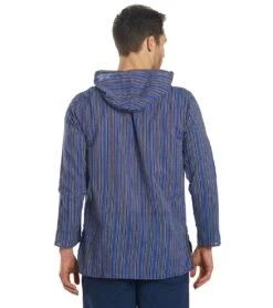 Yak & Yeti Men's Cotton Long Sleeve 16 Yak & Yeti Men's Cotton Long Sleeve -Everyday Yoga 1740066783267 blue 3a