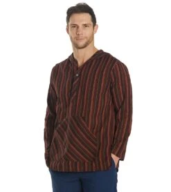 Yak & Yeti Men's Cotton Long Sleeve Maroon -Everyday Yoga 1740066979875 maroon 1