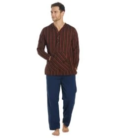 Yak & Yeti Men's Cotton Long Sleeve Maroon -Everyday Yoga 1740066979875 maroon 4a 1