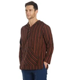 Yak & Yeti Men's Cotton Long Sleeve Maroon -Everyday Yoga 1740066979875 maroon 5a 1