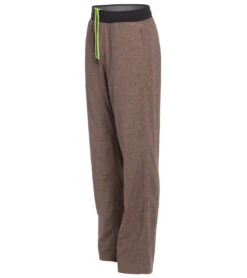 PrAna Men's Vaha Yoga Pants 32" Inseam Brown Herringbone