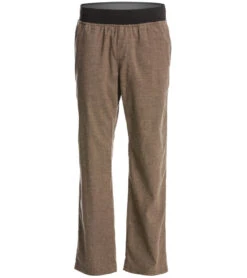 PrAna Men's Vaha Yoga Pants 34" Inseam Brown Herringbone -Everyday Yoga 1740098142243 brownherringbone