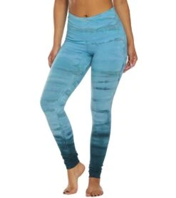 Hard Tail High Waisted Cotton Ankle Yoga Leggings Green/Blue Rainbow Horizon 13 Hard Tail High Waisted Cotton Ankle Yoga Leggings Green/Blue Rainbow Horizon -Everyday Yoga 1740106694691 greenbluerainbowhorizon