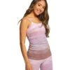 Hard Tail Scoop Back Yoga Tank Top With Bra Lavender Rainbow Horizon -Everyday Yoga 1740120358947 lavenderrainbowhorizon 2a