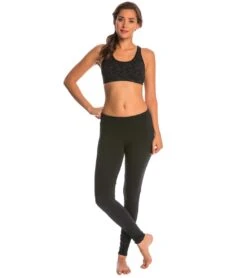 Hard Tail Skinny Ankle Cotton Leggings With Pockets -Everyday Yoga 1740130582563 black 4a