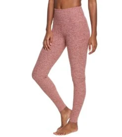 Beyond Yoga Spacedye High Waisted Long Yoga Leggings White/Spiced Cider