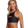Onzie Open Heart Yoga Sports Bra Black -Everyday Yoga 1740176326691 black 2a