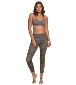 Onzie High Waisted Basic 7/8 Yoga Leggings Moss Camo -Everyday Yoga 1740191006755 mosscamo 4a