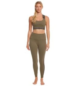 Beyond Yoga Sheer Illusion High Waisted 7/8 Yoga Leggings Aviator Green -Everyday Yoga 1740194381859 aviatorgreen 4a