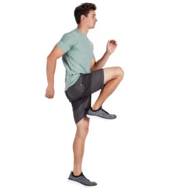 Vuori Men's Strato Tech Yoga Tee Aloe Heather