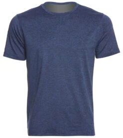 Vuori Men's Strato Tech Yoga Tee Navy Heather 7 Vuori Men's Strato Tech Yoga Tee Navy Heather -Everyday Yoga 1740203950115 navyheather 1