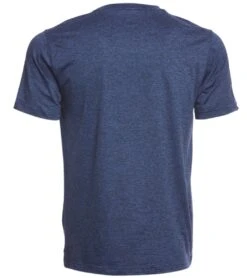 Vuori Men's Strato Tech Yoga Tee Navy Heather 6 Vuori Men's Strato Tech Yoga Tee Navy Heather -Everyday Yoga 1740203950115 navyheather 3a 1