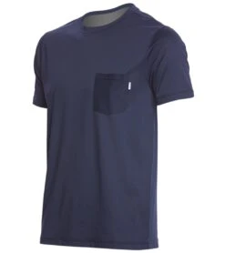 Vuori Men's Tradewind Performance Tee -Everyday Yoga 1740209553443 navy 2a