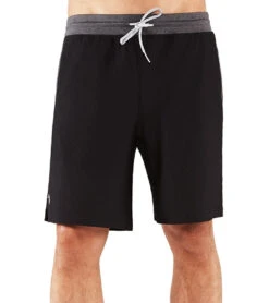Manduka Men's Performance Mesh Yoga Shorts Black -Everyday Yoga 1740215222307 black