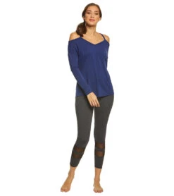 Onzie 7/8 Racer Yoga Leggings Slate -Everyday Yoga 1740215484451 slate 4a