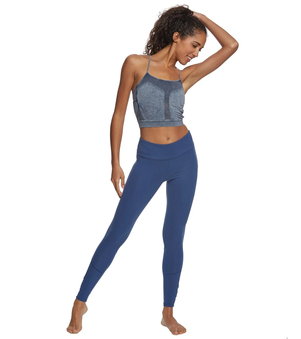 Balance Collection Alison High Waisted Strappy Mesh Yoga Leggings Starry Night 5 Balance Collection Alison High Waisted Strappy Mesh Yoga Leggings Starry Night - Image 3