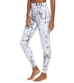 Beyond Yoga Olympus High Waisted 7/8 Yoga Leggings White Marble