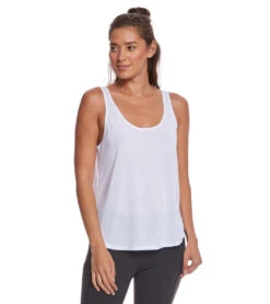 Bella + Canvas Flowy Side Slit Workout Tank Top White 9 Bella + Canvas Flowy Side Slit Workout Tank Top White -Everyday Yoga 1740236914723 white