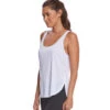 Bella + Canvas Flowy Side Slit Workout Tank Top White -Everyday Yoga 1740236914723 white 2a