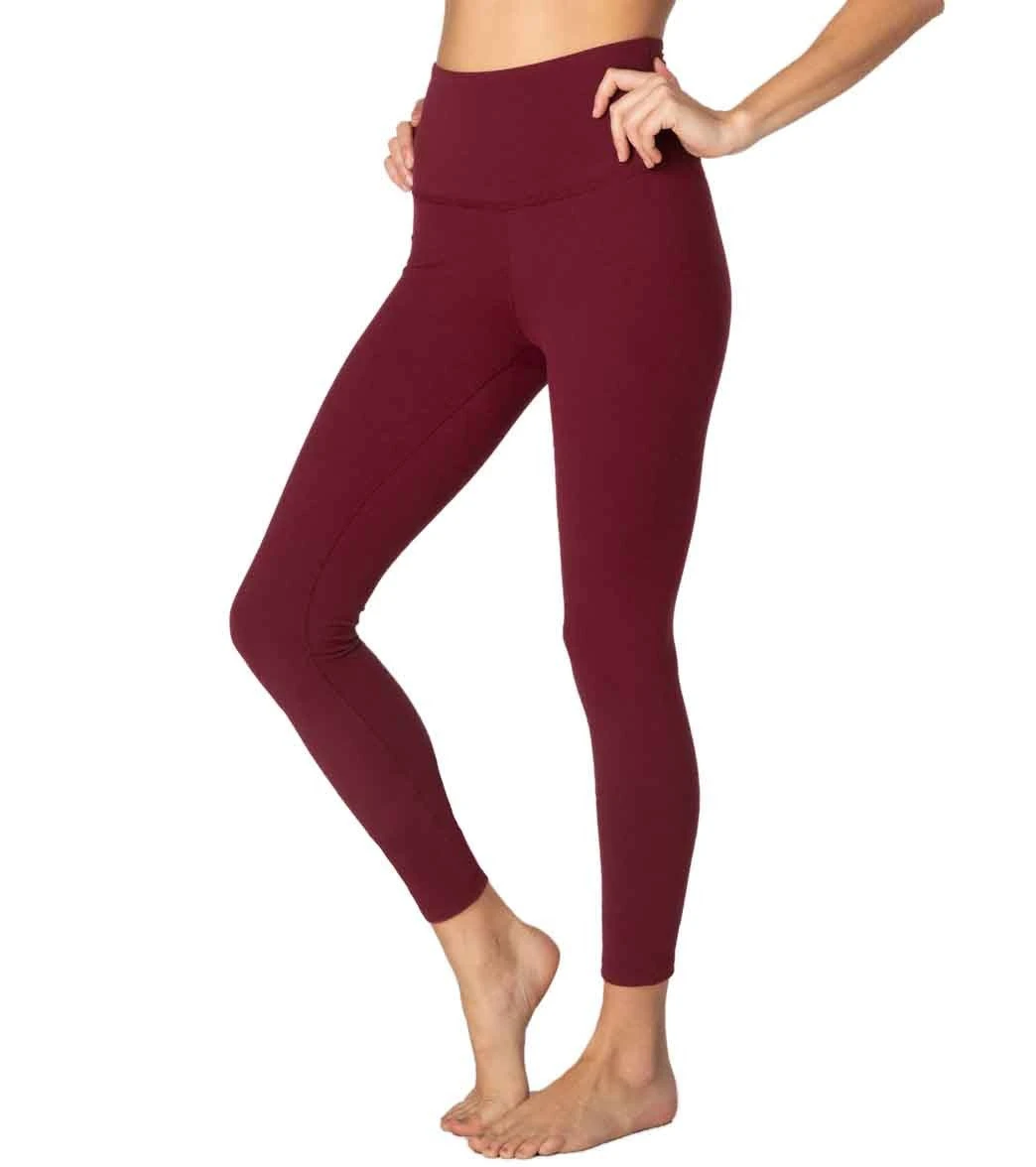 Beyond Yoga Supplex Caught In The Midi High Waisted Leggings Team Burgundy 3 Beyond Yoga Supplex Caught In The Midi High Waisted Leggings Team Burgundy