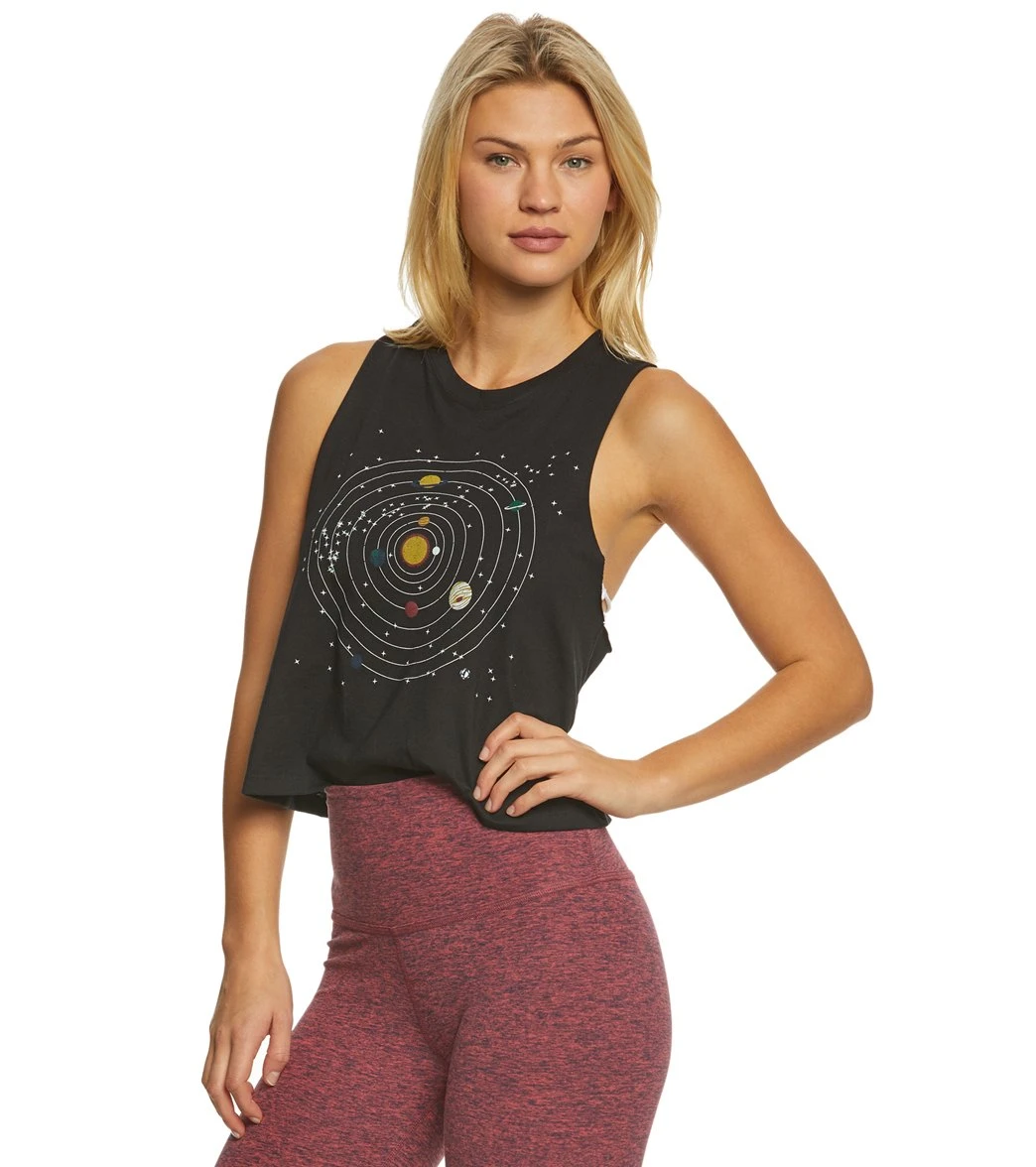 Everyday Yoga Planetarium Tank Black 3 Everyday Yoga Planetarium Tank Black