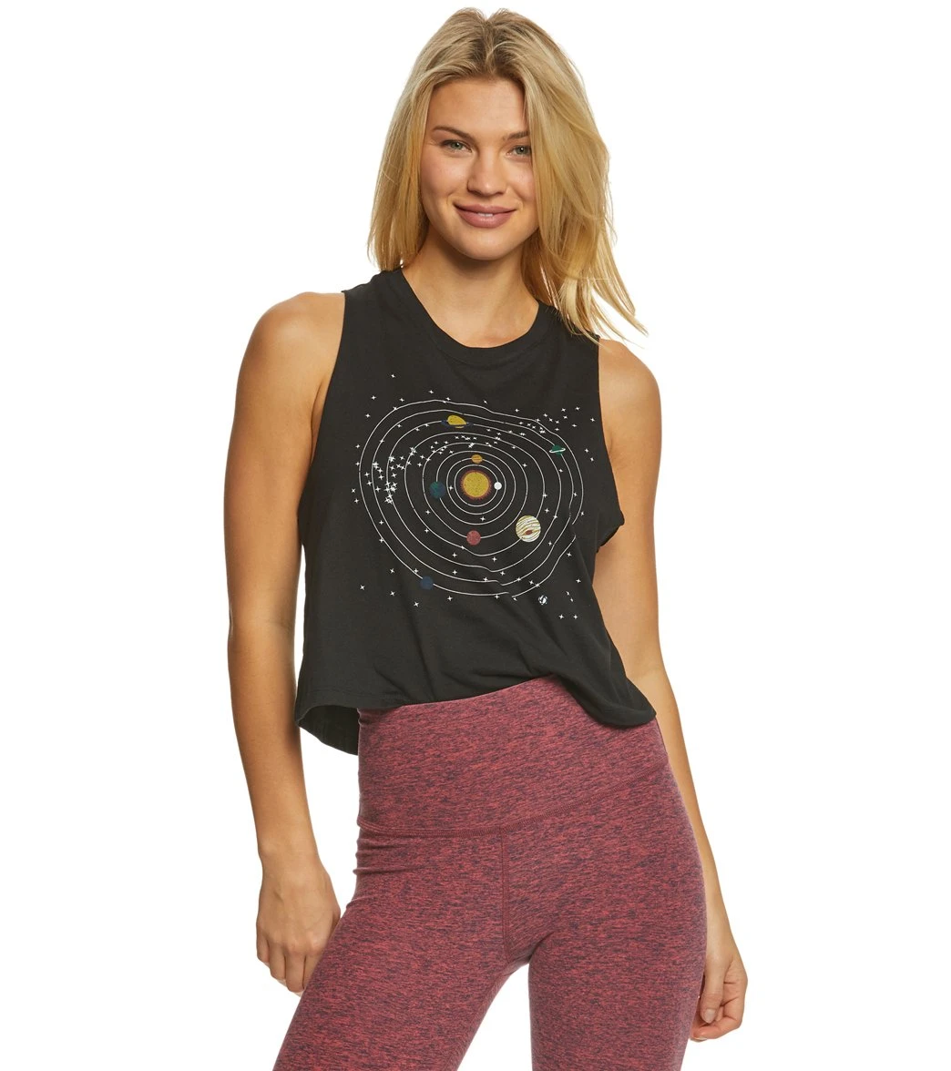 Everyday Yoga Planetarium Tank Black 6 Everyday Yoga Planetarium Tank Black - Image 4