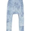 Spiritual Gangster Girls Rainbow Harem Joggers True Blue Tie Dye