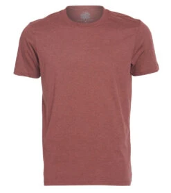 PrAna Men's PrAna Crew Tee Maple Heather -Everyday Yoga 1740315426851 mapleheather