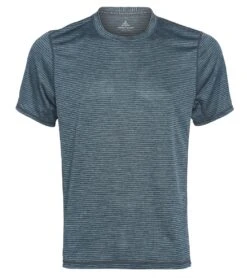 PrAna Men's Hardesty Short Sleeve Tee Grey Blue Stripe -Everyday Yoga 1740317851683 greybluestripe