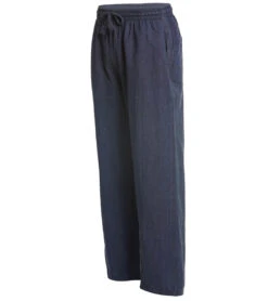 Yak & Yeti Men's Washed Out Yoga Meditation Lounging Pants Blue
