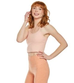 Beyond Yoga Slim Racerback Cropped Tank Coral Dust -Everyday Yoga 1740332204067 coraldust 5a