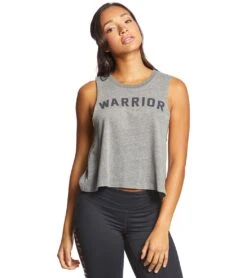 Spiritual Gangster Warrior Crop Tank Heather Grey -Everyday Yoga 1740332302371 heathergrey
