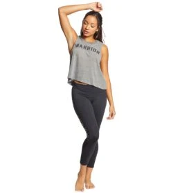 Spiritual Gangster Warrior Crop Tank Heather Grey -Everyday Yoga 1740332302371 heathergrey 4a