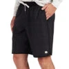 Vuori Men's Banks Shorts Black Herringbone Texture -Everyday Yoga 1740334792739 blackherringbonetexture 2a