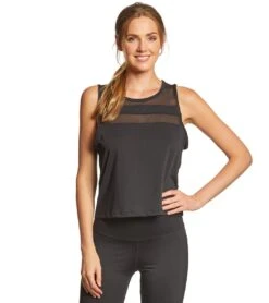 Marika Flounce Yoga Crop Top Black 9 Marika Flounce Yoga Crop Top Black -Everyday Yoga 1740349636643 black 1