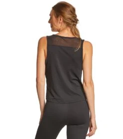 Marika Flounce Yoga Crop Top Black 7 Marika Flounce Yoga Crop Top Black -Everyday Yoga 1740349636643 black 3a 1