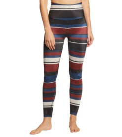Beyond Yoga Stripe Lux High Waisted 7/8 Yoga Leggings