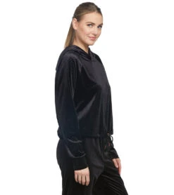 Onzie Velour Top Black