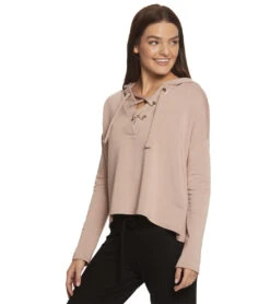 Beyond Yoga Over Tied Cropped Pullover -Everyday Yoga 1740413435939 brazenblush 2a