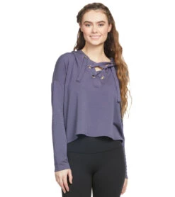 Beyond Yoga Over Tied Cropped Pullover -Everyday Yoga 1740413698083 deepamethyst 1a