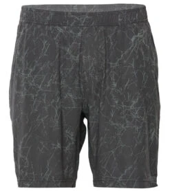 PrAna Men's Heiro 8" Inseam Yoga Shorts -Everyday Yoga 1740421890083 charcoalmarbleprint