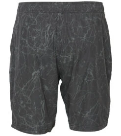 PrAna Men's Heiro 8" Inseam Yoga Shorts -Everyday Yoga 1740421890083 charcoalmarbleprint 3a