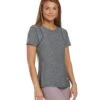 Marika Finish Line Short Sleeve Tee Heather Black 1 Marika Finish Line Short Sleeve Tee Heather Black -Everyday Yoga 1740443090979 heatherblack 2a