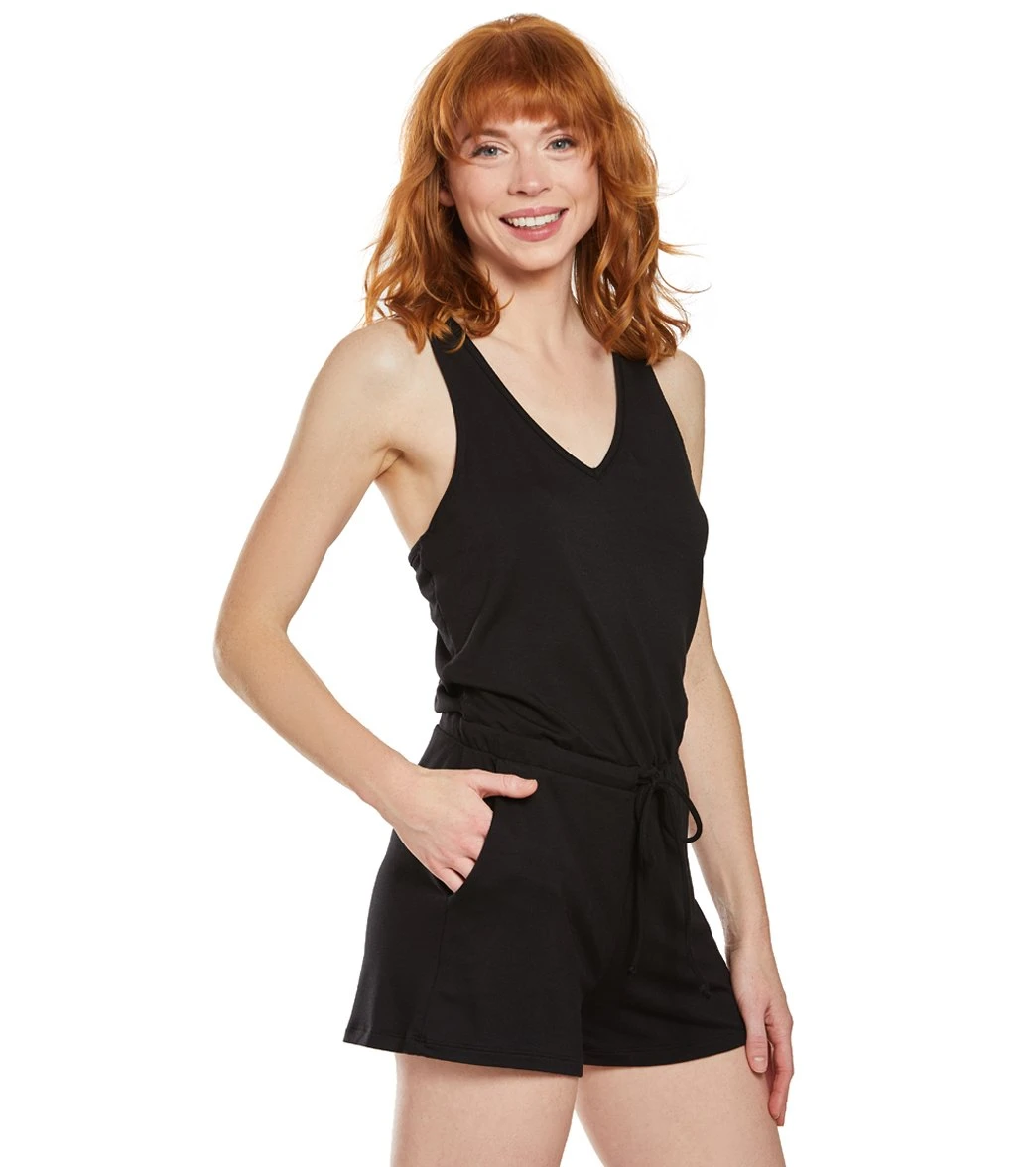Beyond Yoga Farrah Romper Black 3 Beyond Yoga Farrah Romper Black