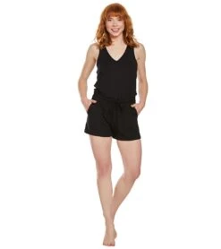 Beyond Yoga Farrah Romper Black 9 Beyond Yoga Farrah Romper Black -Everyday Yoga 1740449185827 black 4a