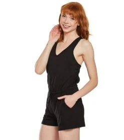 Beyond Yoga Farrah Romper Black 10 Beyond Yoga Farrah Romper Black -Everyday Yoga 1740449185827 black 5a