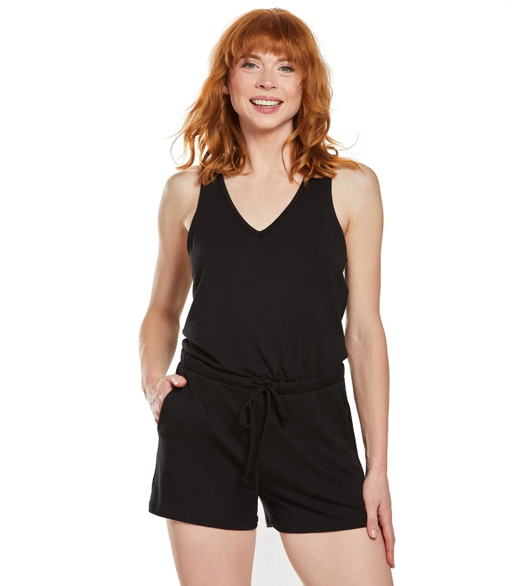 Beyond Yoga Farrah Romper Black 7 Beyond Yoga Farrah Romper Black - Image 5