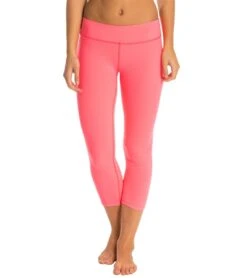 Beyond Yoga Back Gathered Yoga Capris Cosmopolitan
