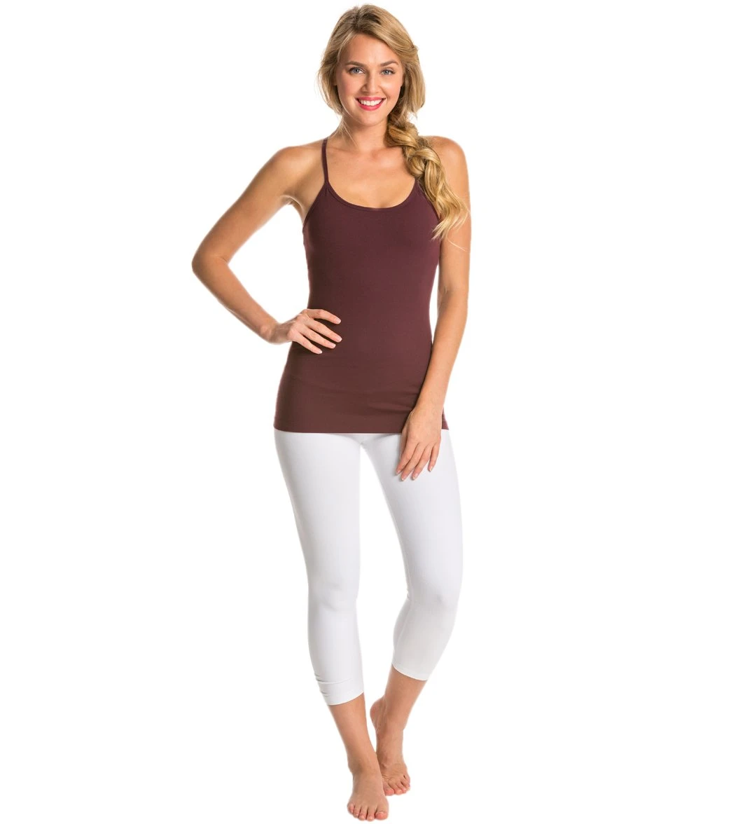 Beyond Yoga Back Gathered Yoga Capris White 5 Beyond Yoga Back Gathered Yoga Capris White - Image 3